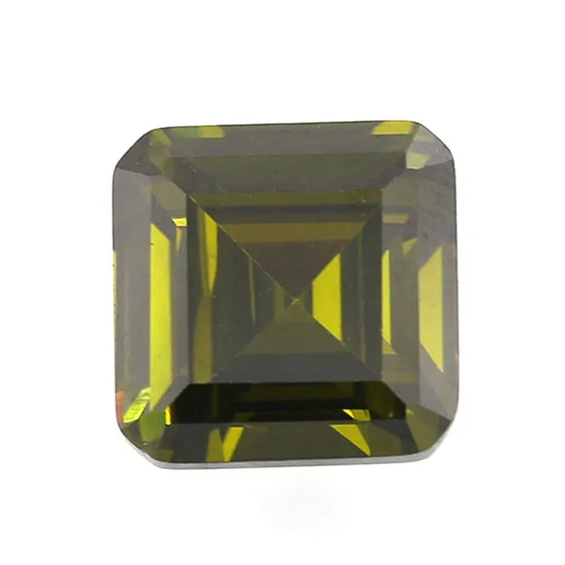 8.0Ct Loose Gem Jewelry Cubic Zirconia Stone Jewelry Making Gemstone AAAA Grade VVS Size 10Mm/1Pcs - WORLD TIME VISITS