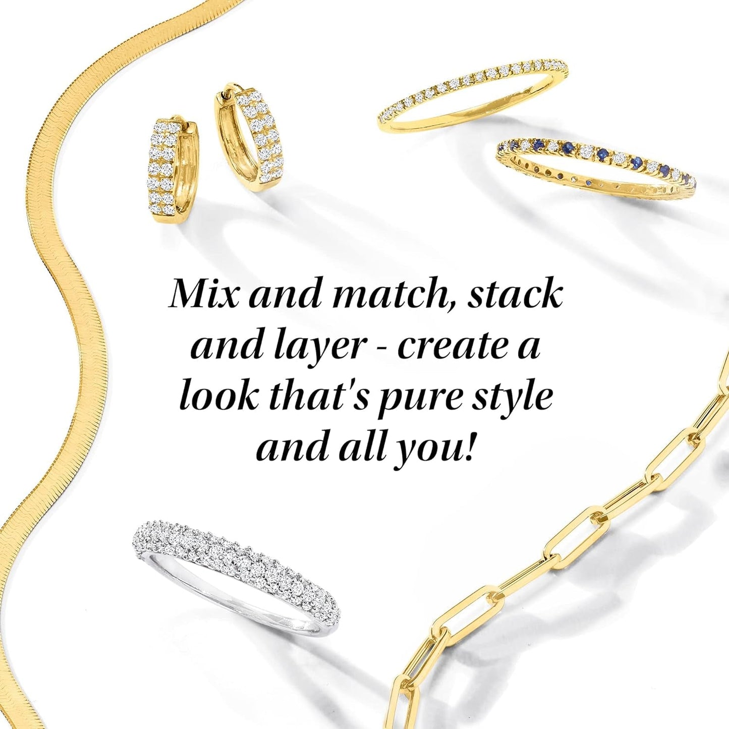by Diamond Station Necklace in 14Kt Gold