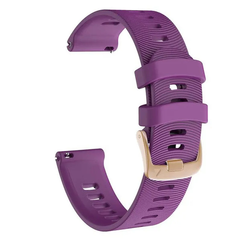 Garmin 245 Sports Watch Silicone Strap, 20Mm Sports Bracelet for Forerunner 245M / 645 / Vivoactive3 / Vivomove HR