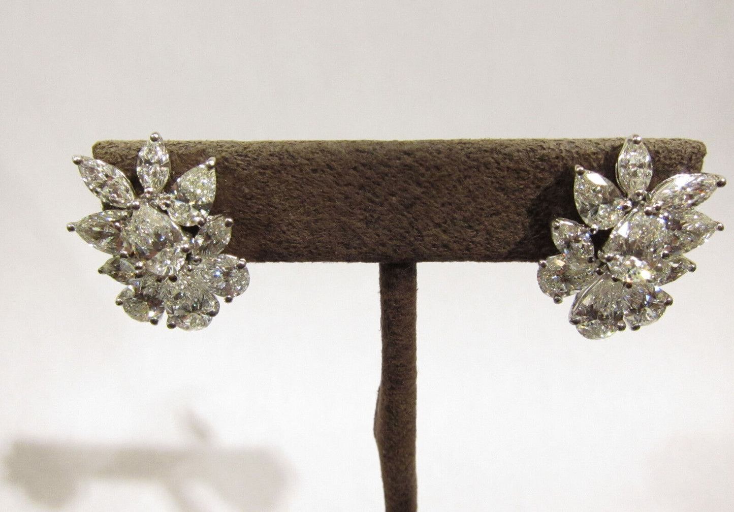 STYLISH DIAMOND TWELVE PEAR SHAPE EIGHT MARQUISE SHAPE DIAMOND HUGGIE DIAMOND