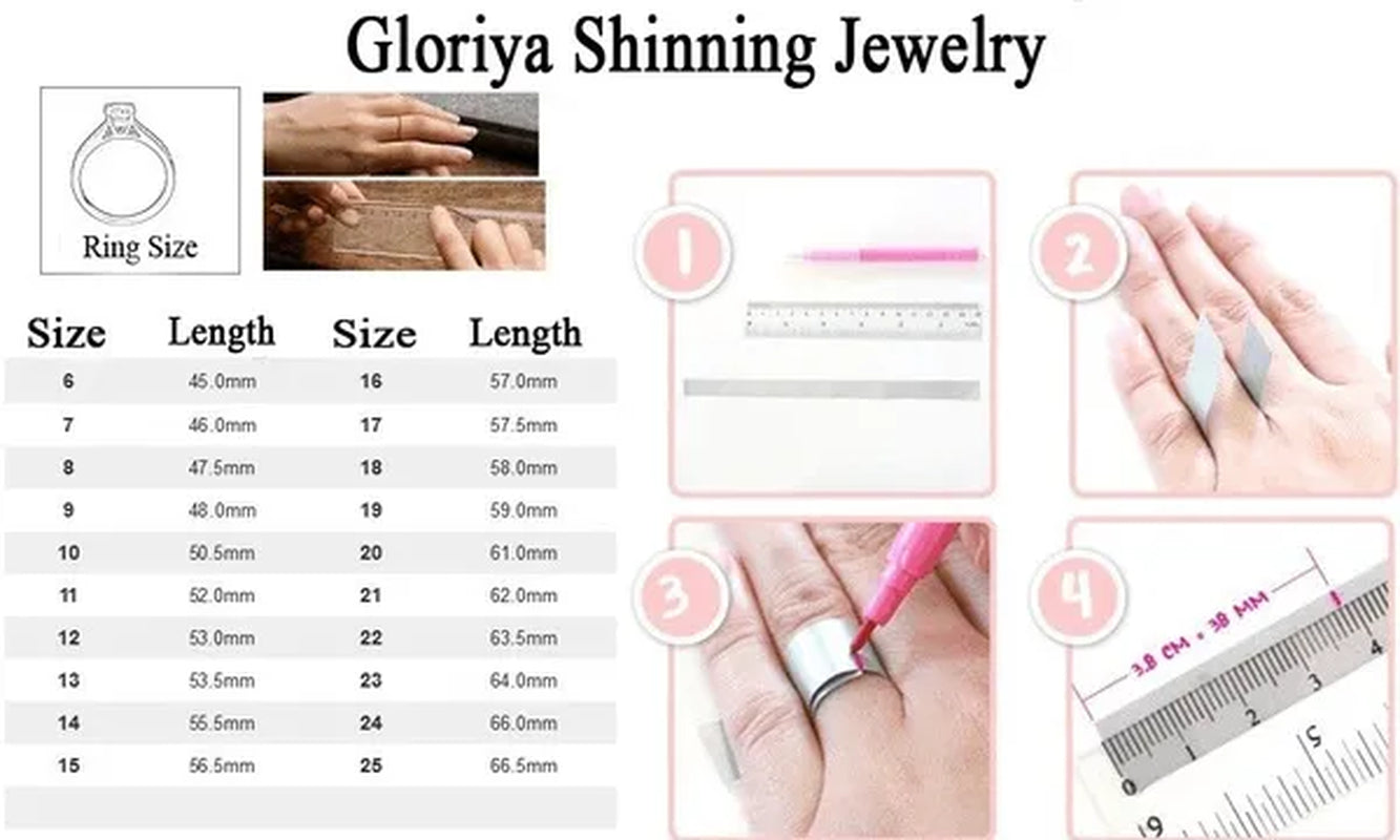 Gloriya Elegant Purple CZ Square Pendant Chain Necklace Earrings and Ring Set Women Fashion Silver Plated Jewellery Sets for Best Gifts