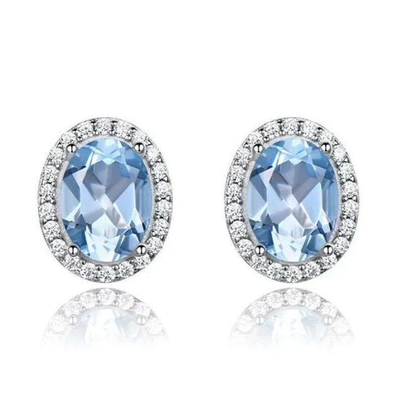 Majesty Diamonds MDS210249 Pear Green Nano Emerald Dangle & Drop Earrings in 0.925 White Sterling Silver