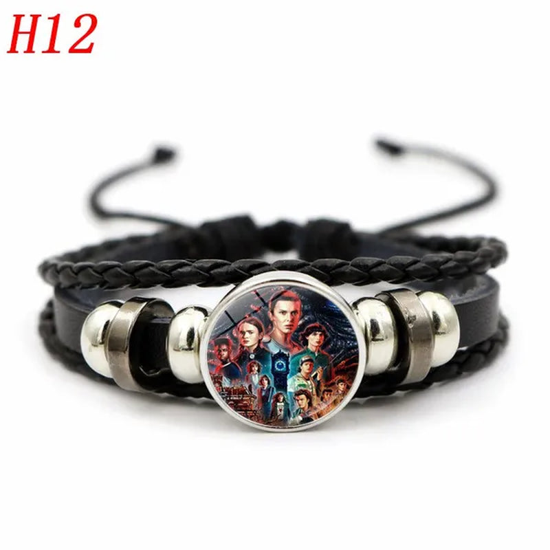 12 Styles Stranger Things 4 Hellfire Club Time Gem Bracelets & Bangles for Unisex Women Men Fashion Jewelry Gifts - WORLD TIME VISITS