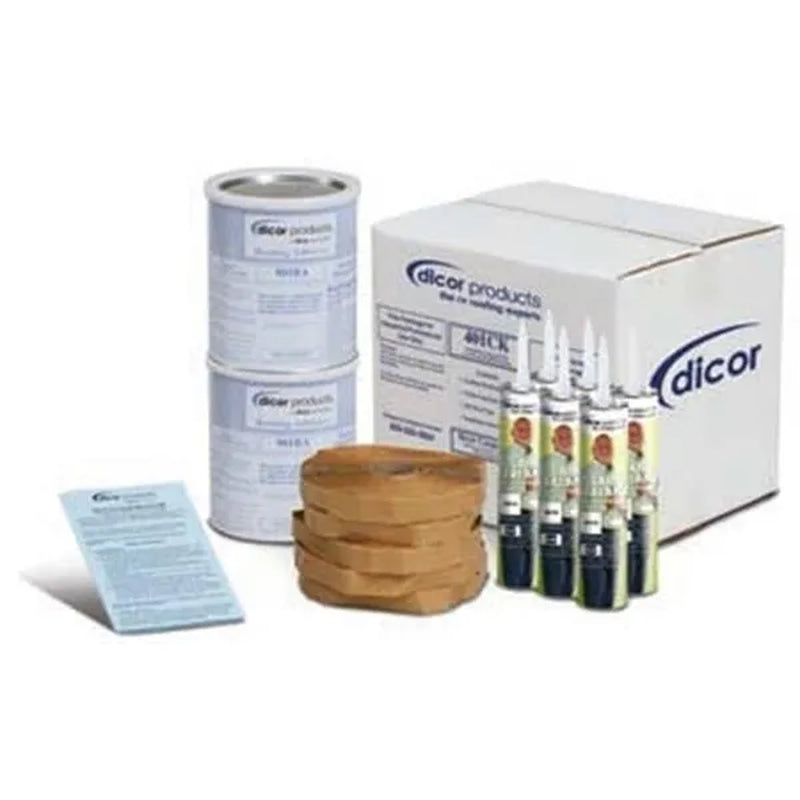 Dicor DCR401CK-D Installation Kit for EPDM & TPO Roofing - Dove