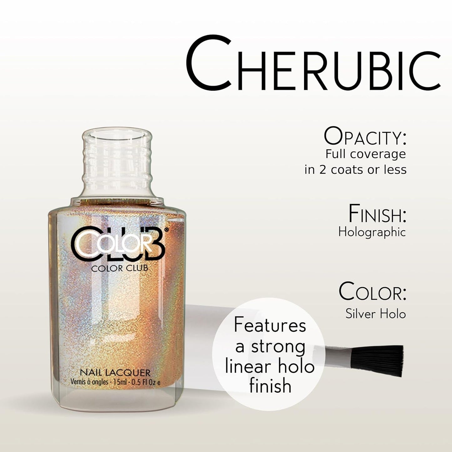 Cherubic Halo Huesnail Lacquer .5 Fl Ounce - 15 Ml, 0.5 Fluid_Ounces