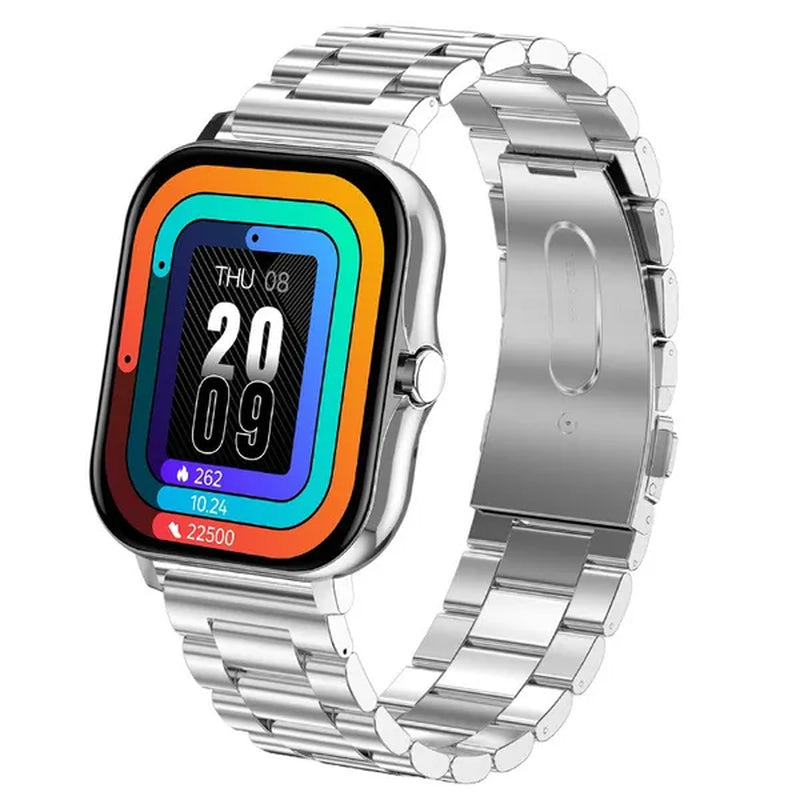 LIGE Smart Watch for Women and Men 1.69" Color Screen Full Touch Fitness Tracker Bluetooth Call Smart Clock Ladies Luxury Gold Smart Watch Relogio Smartwatch
