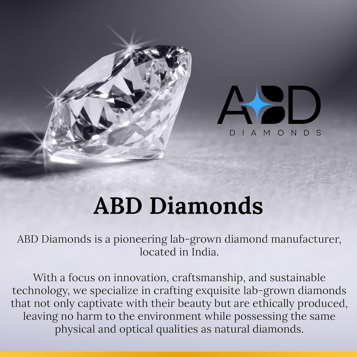 10KT Yellow Gold Criss Cross Lab-Grown Diamond Ring for Women, Fine Diamond Jewelry, Engagement, Gifts for Her, H,I Color, VS Clarity, 0.5 Carats