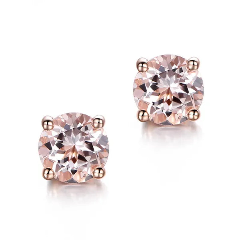 2.00 CTTW .925 Sterling Silver Genuine Green Ametyst Stud Earings