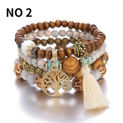 Multi-layer Beaded Bracelets for Women