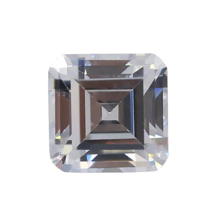 8.0Ct Loose Gem Jewelry Cubic Zirconia Stone Jewelry Making Gemstone AAAA Grade VVS Size 10Mm/1Pcs - WORLD TIME VISITS
