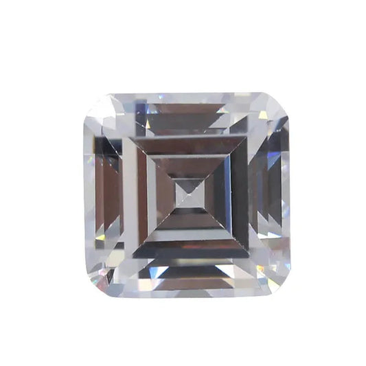 8.0Ct Loose Gem Jewelry Cubic Zirconia Stone Jewelry Making Gemstone AAAA Grade VVS Size 10Mm/1Pcs - WORLD TIME VISITS