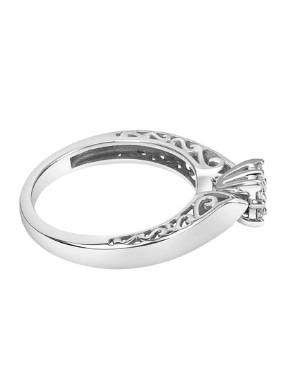 "Enchanted" 1/5 Carat T.W. Diamond Women'S Engagement Ring in 10Kt White Gold