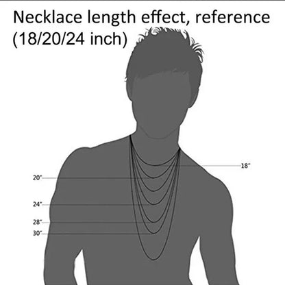 New Fashion Jewelry 925 Silver/Gold/Rose Gold Plated Men Cuban Miami Link Necklace Stainless Steel Diamond Silver Chain Necklace or Bracelet 7/8/18/20/24 Inches 1Pcs