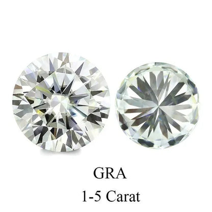 Loose Moissanite1-5Carat E Color White Moissanite Round Brilliant Cut Loose Gems Stone with GRA Certified