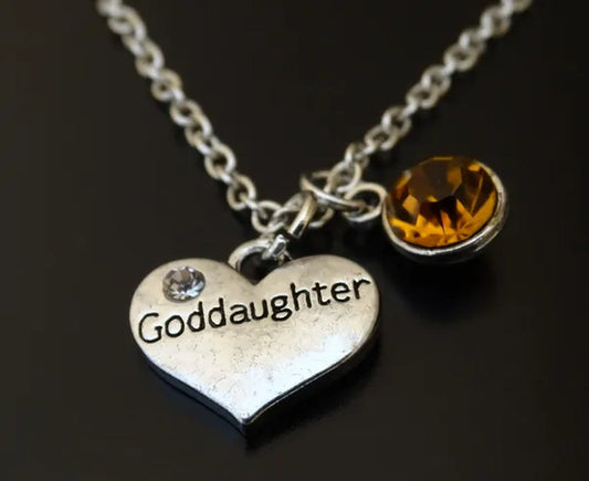 Goddaughter Necklace, Goddaughter Jewelry, Goddaughter Gift, Goddaughter Baptism Gift, God Daughter
