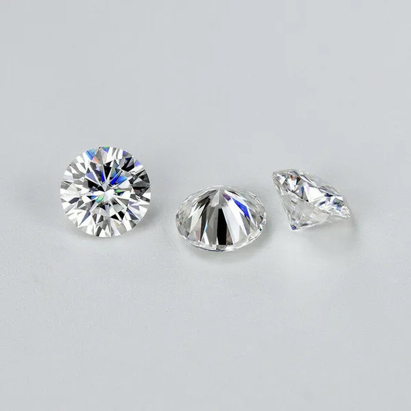 2-carat Natural Diamond 8mm Round AAAAA VVS Certified D color Loose Diamond 1pc