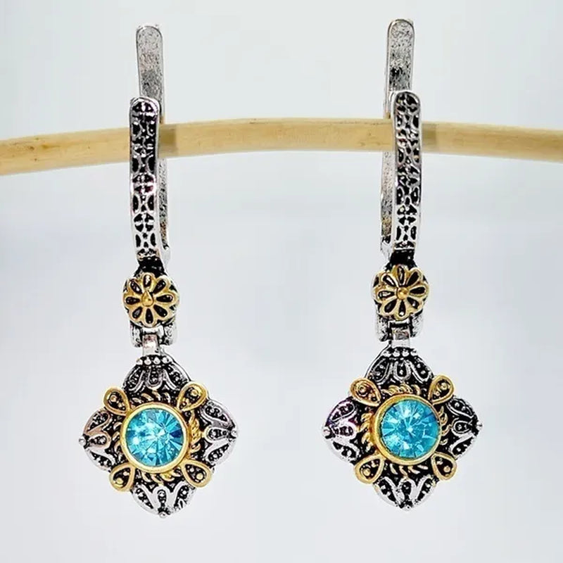 Exquisite Sapphire Earrings Zircon Earrings Dangle Earrings Drop Earrings Diamond Earrings Ladies Fashion Earrings Wedding Party Earrings
