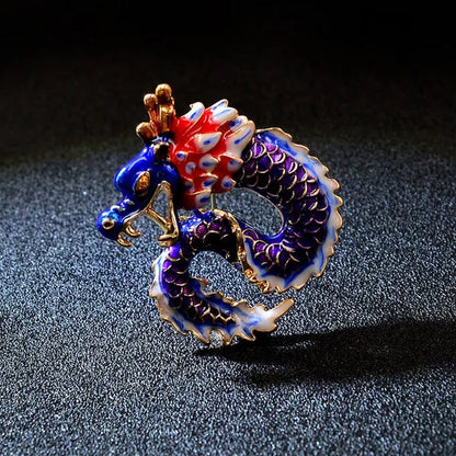 Enamel Creative Dragon Brooch For Women Child Brooches Pin Winter Desgin Party Gift