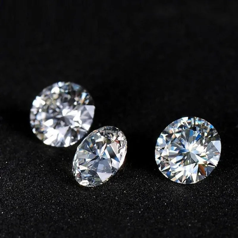 Moissanite Jewelry round Brilliant Cut Diamonds in Bulk