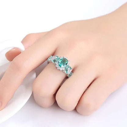 Colored Diamond Wedding Ring Diamond Engagement Ring Commitment Ring Cubic Zirconia Ring Jewelry Wedding Ring Anniversary Gift Wedding Ring Women's Ring
