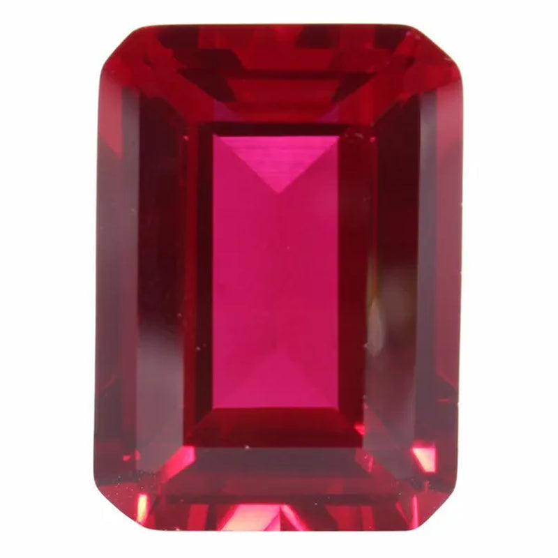 26.35CT Pigeon Blood Red Ruby 13x18MM Rectangle Cut AAAA+ Loose Gemstone Gifts