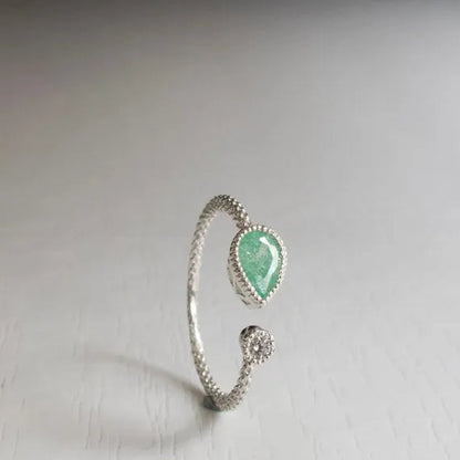 Delysia King  Water drop pear shaped ring