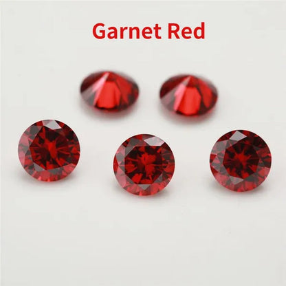 Round Brilliant Cut 5.0mm To 12.0mm D Color Moissanites Loose Stone Diamond Ring Jewelry Bracelet Material High Quality