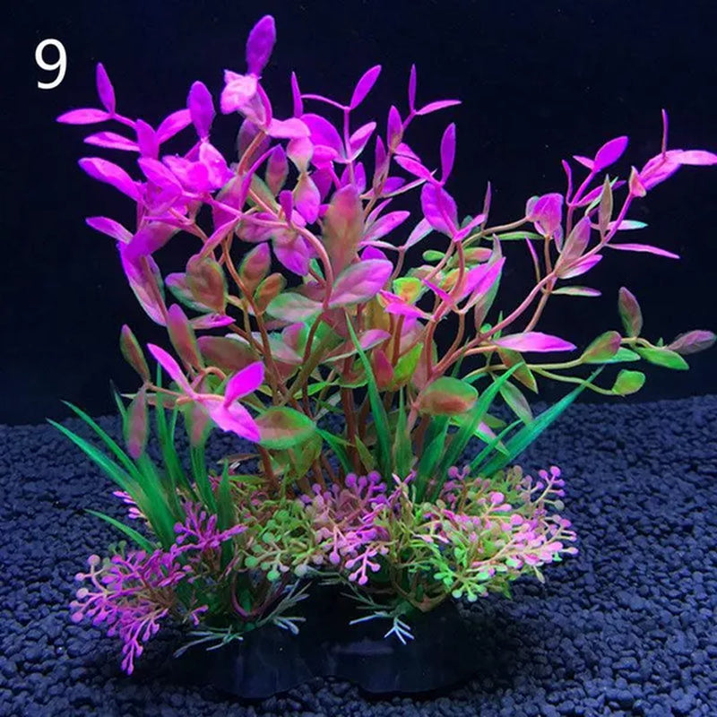 Fashion Luxury 14Cm Plants Plastic Simulation Artificial Plants Aquarium Water Ornament Fish Tank Grass Decoration