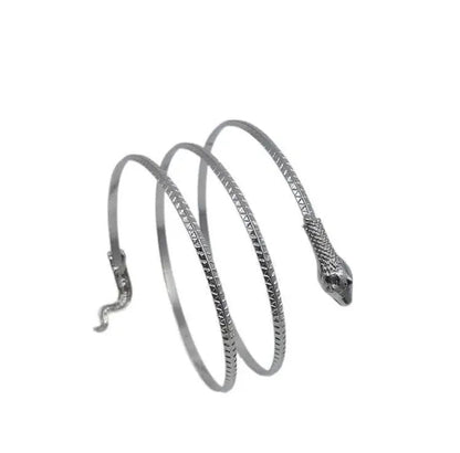 12/8/5/3/2/1Pcs:ashion personality Snake Bracelet, metal snake bracelet, gold and silver available - WORLD TIME VISITS