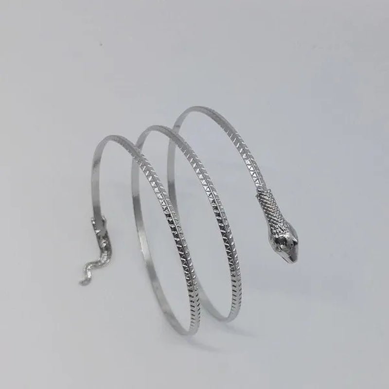 12/8/5/3/2/1Pcs:ashion personality Snake Bracelet, metal snake bracelet, gold and silver available - WORLD TIME VISITS