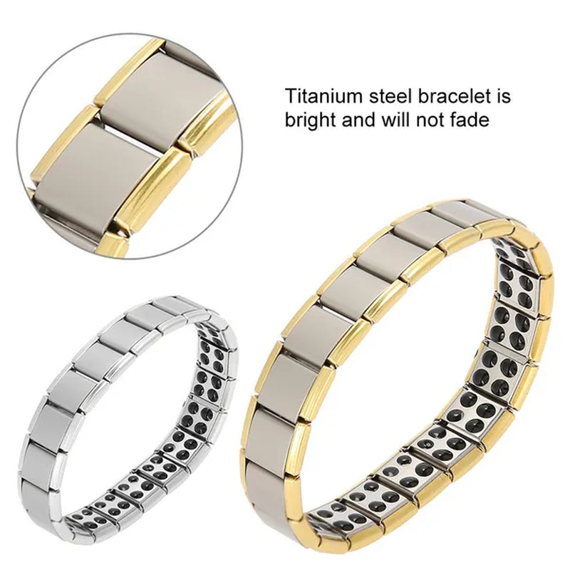 Germanium Titanium Steel Bracelet Magnet Health Healing Jewelry Dong