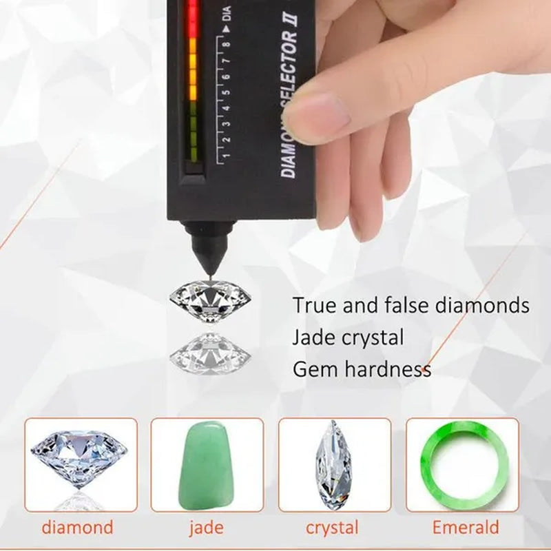 Digital Accuracy Diamond Tester Selector Gemstone Detector Jewelry Testing Tool