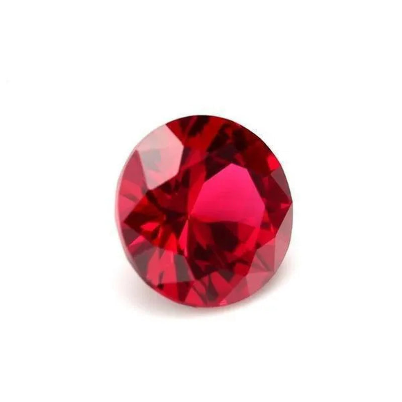 Natural Ruby AAAA+ Unheated 10.50 Cts Natural Mined 11.0Mm Sri-Lanka Garnet Red Ruby round Cut VVS Loose Gem