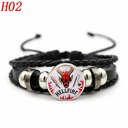 12 Styles Stranger Things 4 Hellfire Club Time Gem Bracelets & Bangles for Unisex Women Men Fashion Jewelry Gifts - WORLD TIME VISITS