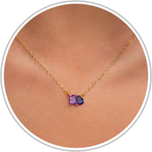 Mothers Day Gifts for Daughter Mom, Birthstone Necklace for Women Teen Gifts 14K Gold Plated Necklace with 1-12 Birthstone 16Th 18Th 21St 30Th 50Th Birthday Gift for Her Christmas Jewelry