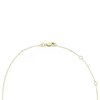 Amethyst and .06 CT. T.W. Diamond Baguette Pendant Necklace in 14K Gold