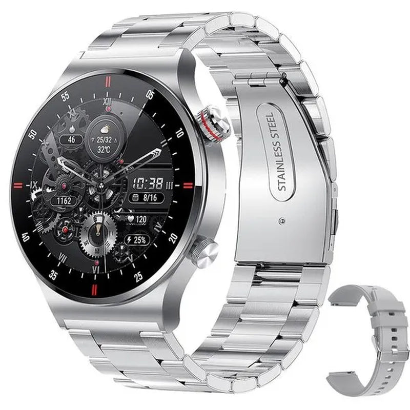 LIGE Bluetooth Call Smart Watch Men HD Screen Sports Bracelet Waterproof ECG Health Monitor Men SmartWatch For Uhren