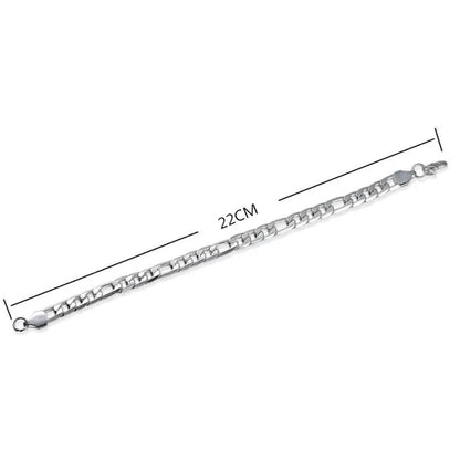New 925 Sterling Silver Bangle Bracelets Party Gift Fashion Jewelry