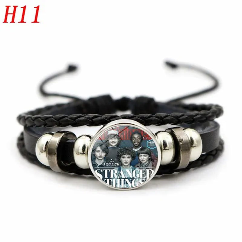12 Styles Stranger Things 4 Hellfire Club Time Gem Bracelets & Bangles for Unisex Women Men Fashion Jewelry Gifts - WORLD TIME VISITS
