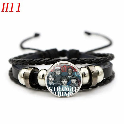 12 Styles Stranger Things 4 Hellfire Club Time Gem Bracelets & Bangles for Unisex Women Men Fashion Jewelry Gifts - WORLD TIME VISITS