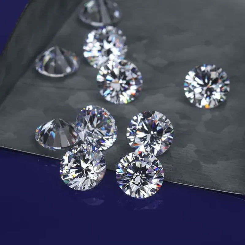 HOLYCOME 100% Genuine Loose Gemstones Moissanite Stones GRA 3Ct DEFIJ Color VVS1 Lab Diamond Stone Excellent Cut for Diamond Ring in Bulk Gem