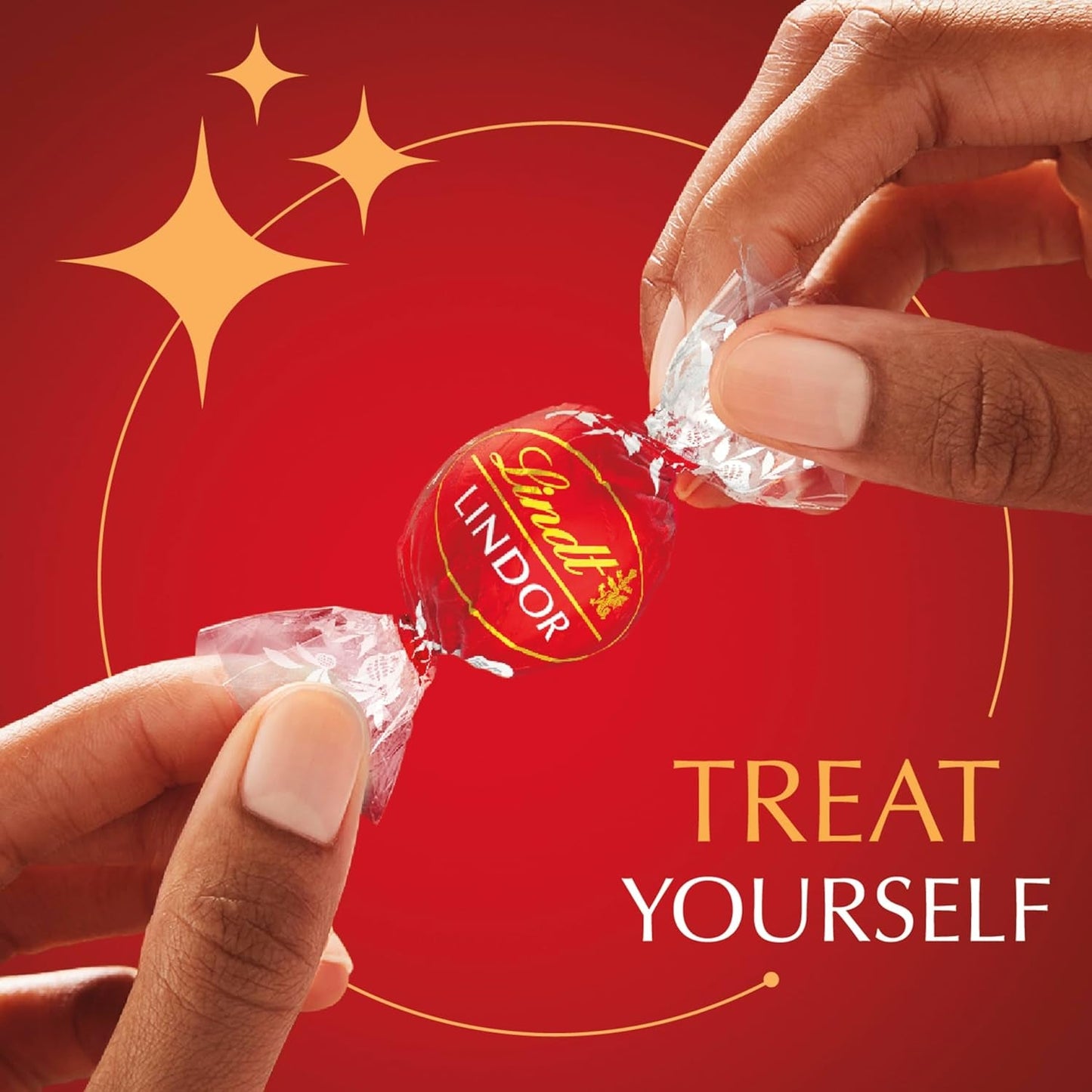 LINDOR Milk Chocolate Candy Truffles, Milk Chocolate with Smooth, Melting Truffle Center, 25.4 Oz., 60 Count
