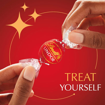 LINDOR Milk Chocolate Candy Truffles, Milk Chocolate with Smooth, Melting Truffle Center, 25.4 Oz., 60 Count