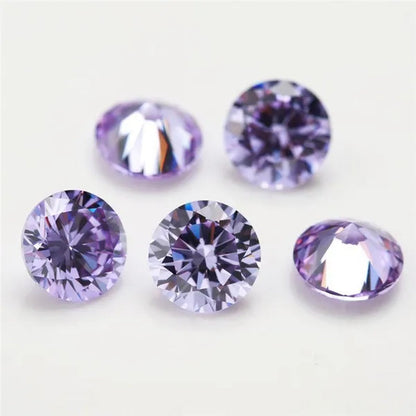 Round brilliant diamond-cut Moissanite bulk jewelry