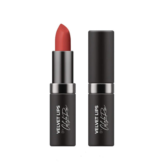Coco La Rue Creamy Velvet Lipstick Lustrous Mauve Lipstick, High-Shine Plumping Lip Balm, Hydrating Lip Color (CLR-C 204 Smooth)