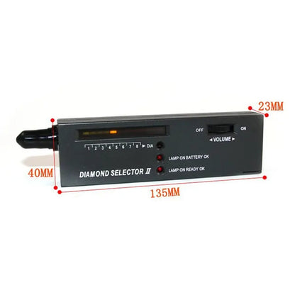 Jewellery Diamond Hardness Meter Gemstone Gem Tester Selector LED Diamond Indicator Test Pen Audio Portable Jewelry Tester Tool