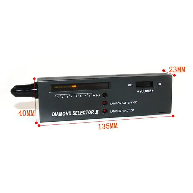 Jewellery Diamond Hardness Meter Gemstone Gem Tester Selector  LED Diamond Indicator Test Pen  Audio Portable  Jewelry Tester Tool