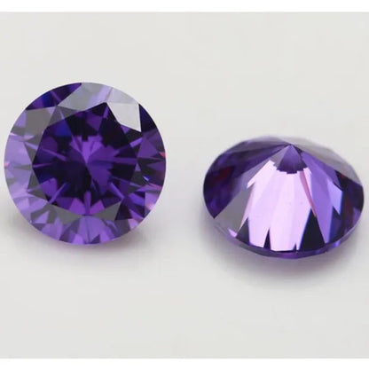 6.5Ct Loose Gemstone round Cut Cubic Zirconia Stone Jewelry Production Craft Bead Grade VVS 10.0 Mm/0.393Inch - WORLD TIME VISITS