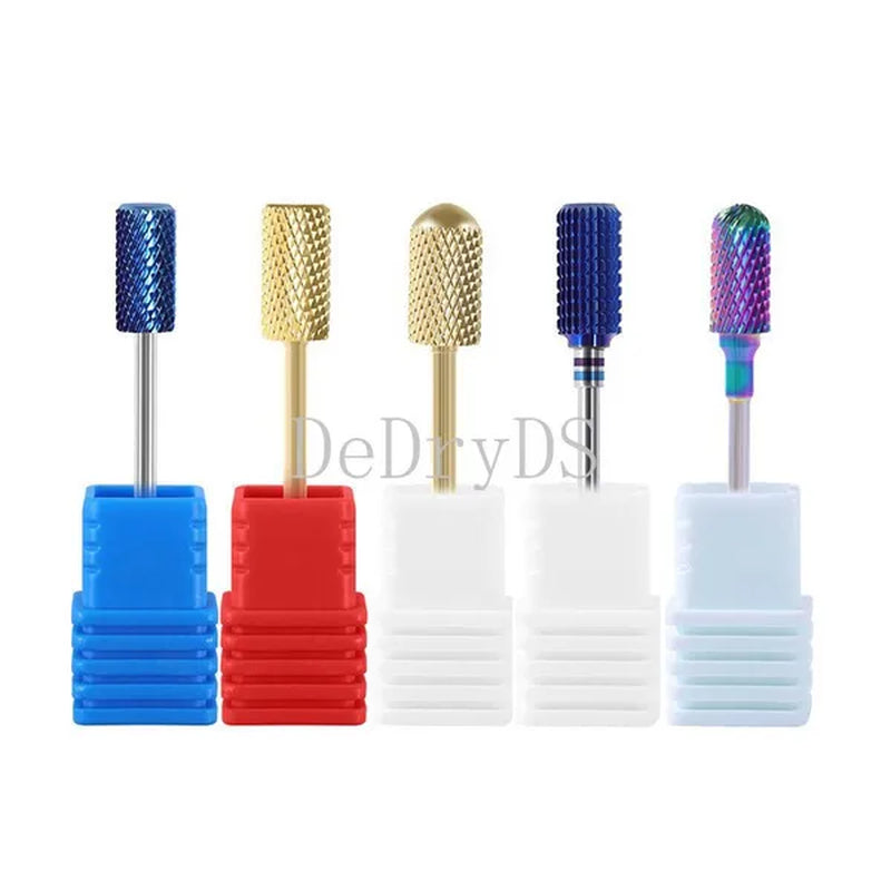 Tungsten Diamond Milling Cutter Nail Art Drill Bit for Manicure Nail Files Electric Rotary Mills Nail Gel Remove Grinder - WORLD TIME VISITS