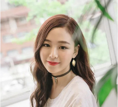 Delysia King  Leaf earrings
